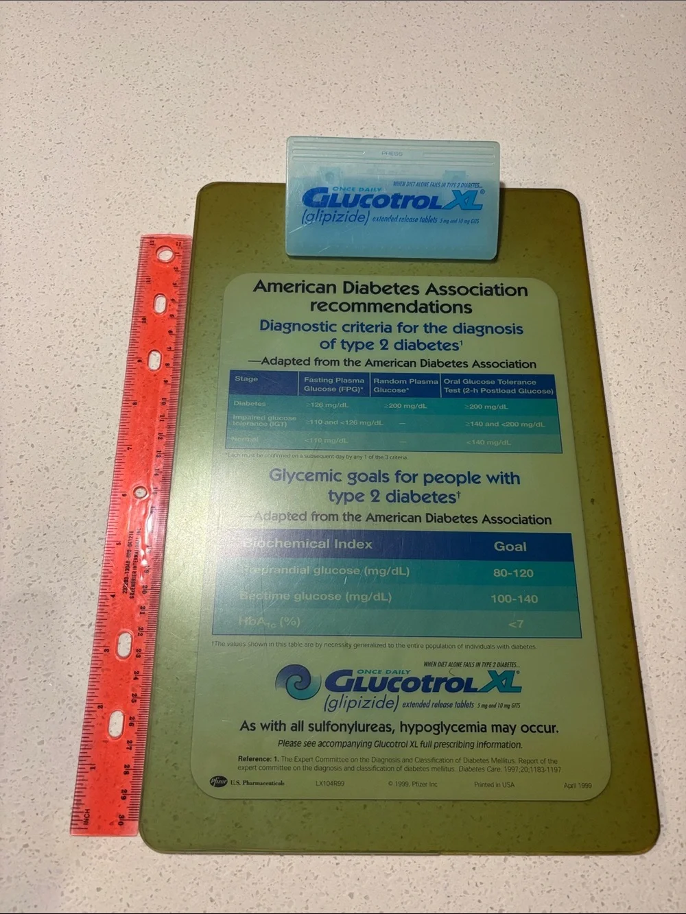 Branded Yellow Clipboard - Home Office